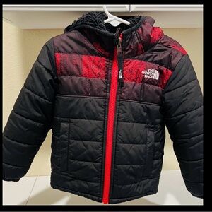 The North Face Kids Puffer Jacket - Black and Red